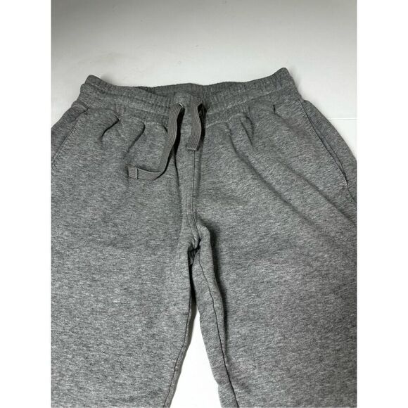 Adidas Stella McCartney Women’s Gray Sweat Capri Pants Sz M Logo Pockets Cotton - Picture 8 of 16